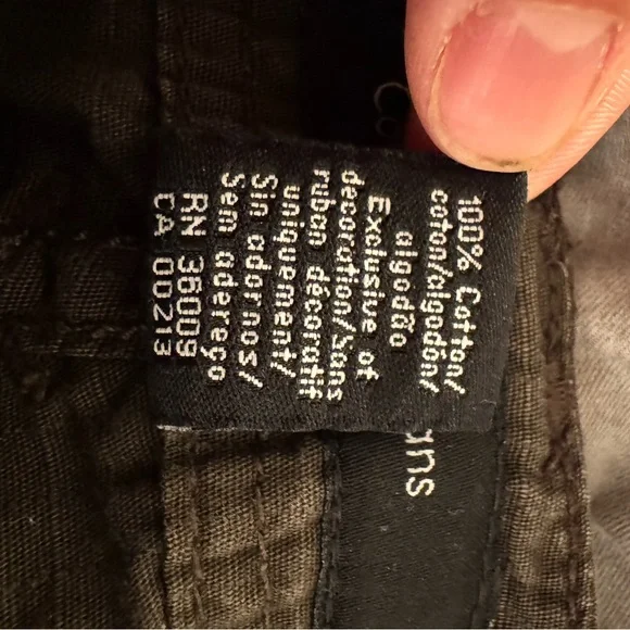 Ripstop Brown Skirt with Belt - Picture 4 of 4